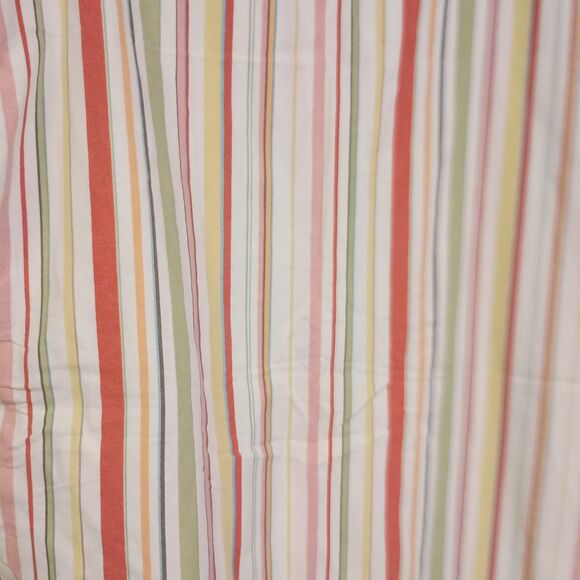 Ralph Lauren Pillowcase 100% Cotton Striped Red Yellow Blue Vintage Harbor View - Picture 4 of 5